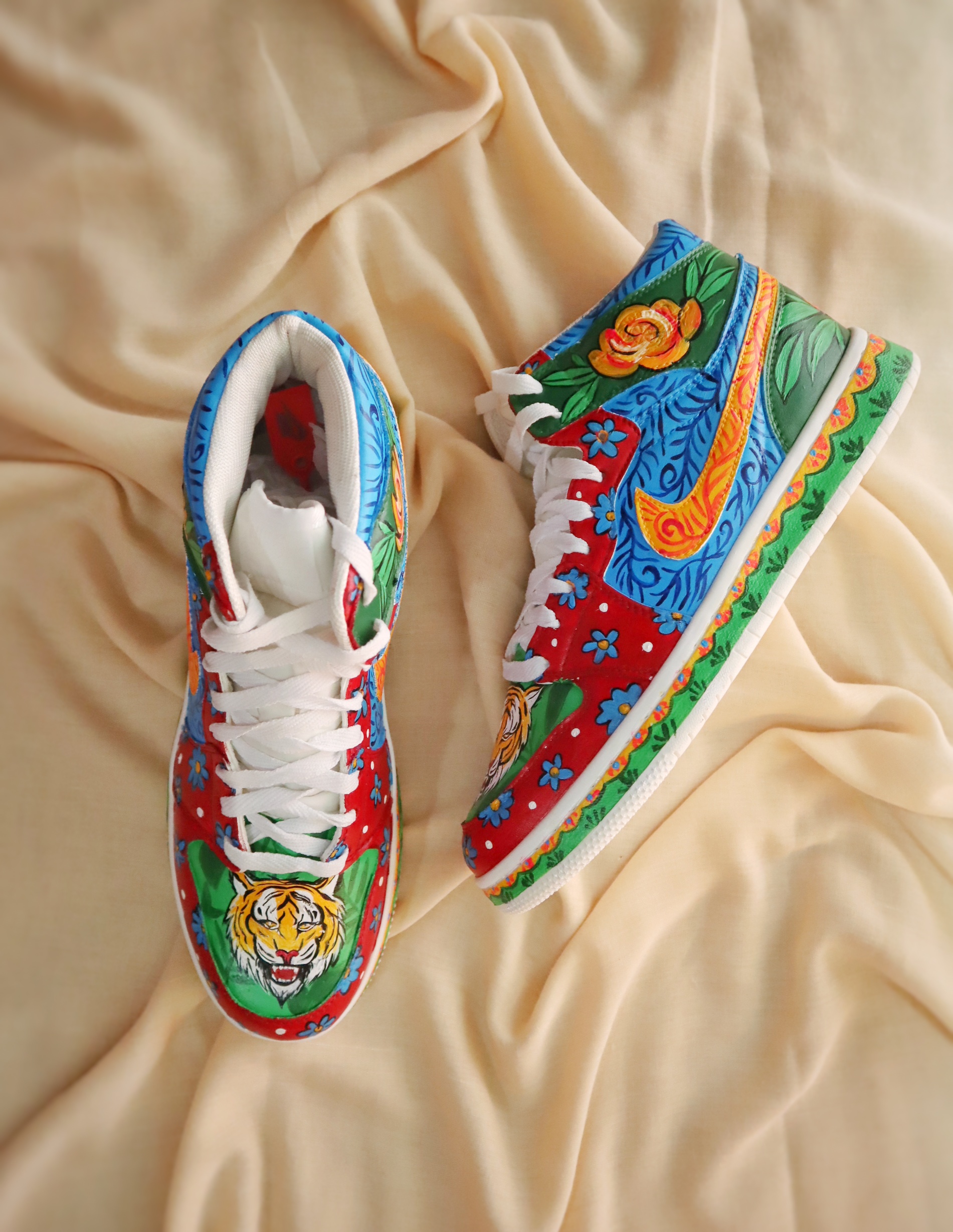 Hand Painted Shoes And sneakers